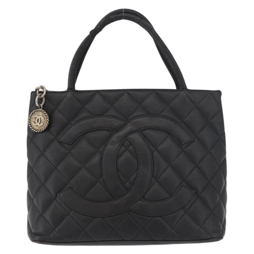 Chanel Standard Tote Bag Caviar Black